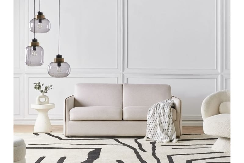 Triveni Sovesofa 2-seter - Beige - Møbler - Sofaer - Sovesofaer - 2 seters sovesofa