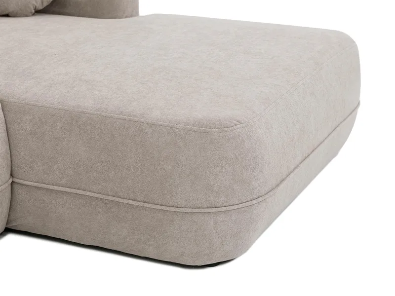 Uppland Sovesofa med dobbel sjeselong 5-seter - Beige - Møbler - Sofaer - Sovesofaer - U sovesofa