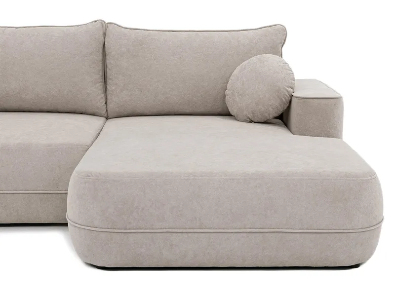 Uppland Sovesofa med dobbel sjeselong 5-seter - Beige - Møbler - Sofaer - Sovesofaer - U sovesofa