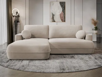 Uppland Sovesofa med sjeselong 3-seter - Beige - Møbler - Sofaer - Sovesofaer - Sovesofa divan