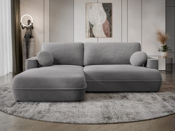 Uppland Sovesofa med sjeselong 3-seter - Grå - Møbler - Sofaer - Sovesofaer - Sovesofa divan