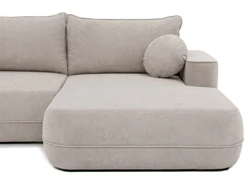 Uppland Sovesofa med sjeselong 3-seter - Lysegrå - Møbler - Sofaer - Sovesofaer - Sovesofa divan