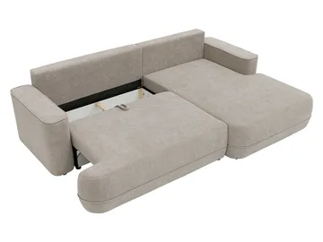 Uppland Sovesofa med sjeselong 3-seter - Lysegrå - Møbler - Sofaer - Sovesofaer - Sovesofa divan