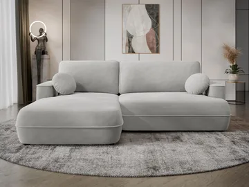 Uppland Sovesofa med sjeselong 3-seter - Lysegrå - Møbler - Sofaer - Sovesofaer - Sovesofa divan