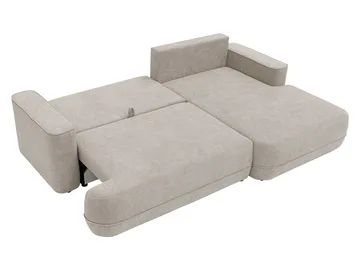 Uppland Sovesofa med sjeselong 3-seter - Lysegrå - Møbler - Sofaer - Sovesofaer - Sovesofa divan