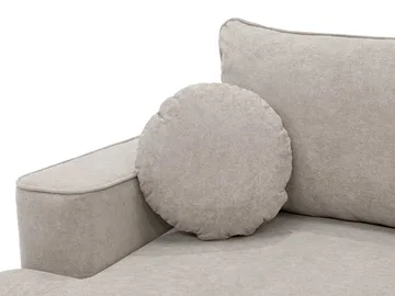 Uppland Sovesofa med sjeselong 3-seter - Lysegrå - Møbler - Sofaer - Sovesofaer - Sovesofa divan