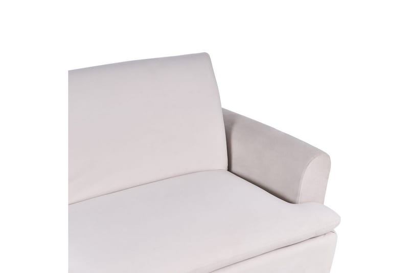 Vettre 3-seter Rektangulær Sovesofa 110x180 cm i Fløyel - Beige - Møbler - Sofaer - Sovesofaer - 3 seters sovesofa