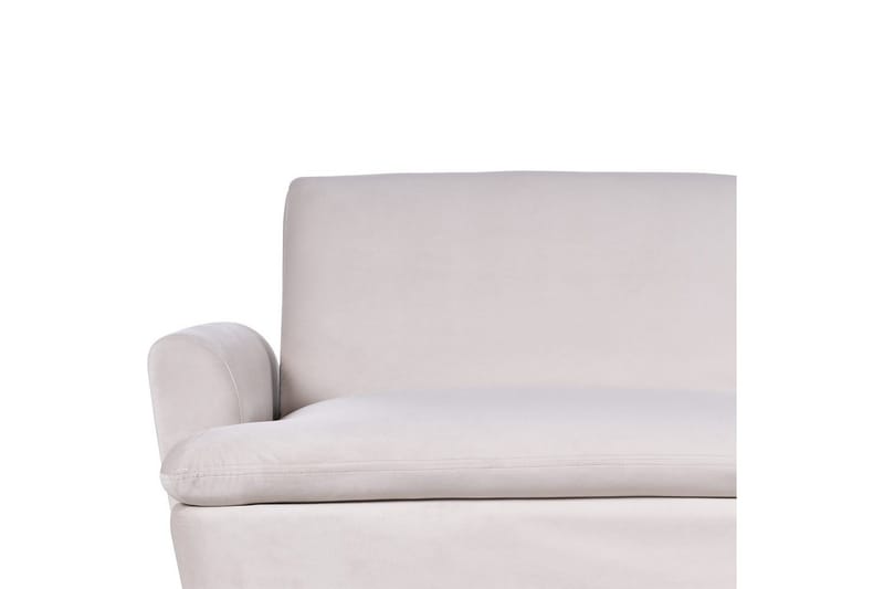Vettre 3-seter Rektangulær Sovesofa 110x180 cm i Fløyel - Beige - Møbler - Sofaer - Sovesofaer - 3 seters sovesofa