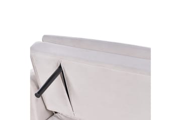 Vettre 3-seter Rektangulær Sovesofa 110x180 cm i Fløyel - Beige - Møbler - Sofaer - Sovesofaer - 3 seters sovesofa