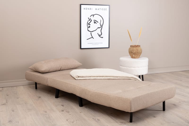 Vicky Sovesofa - Brun / Svart - Møbler - Sofaer - Sovesofaer - Forovervendt sovesofa