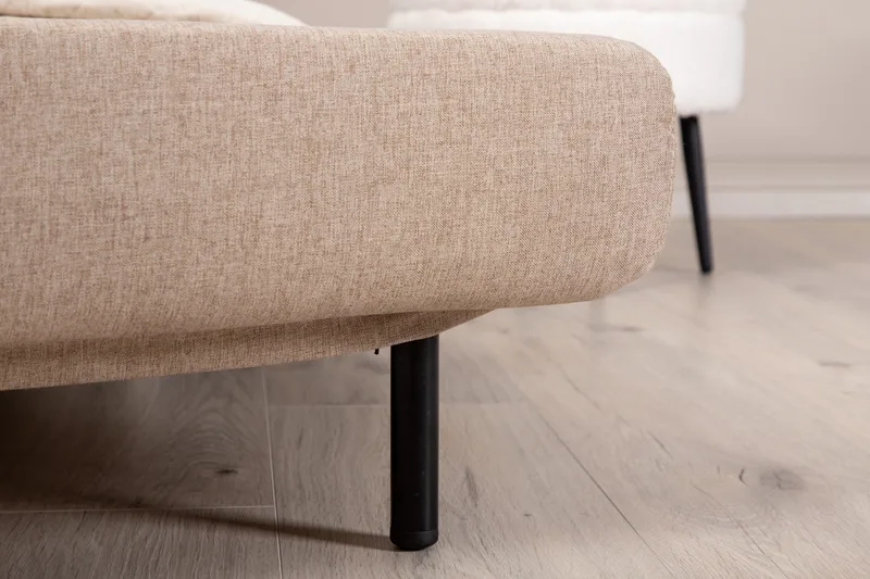 Vicky Sovesofa - Brun / Svart - Møbler - Sofaer - Sovesofaer - Forovervendt sovesofa