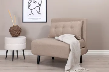 Vicky Sovesofa - Brun / Svart - Møbler - Sofaer - Sovesofaer - Forovervendt sovesofa