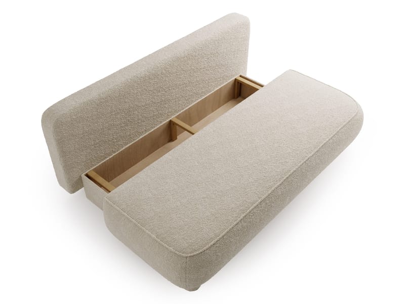 Villoruela Sovesofa 3-seter - Beige - Møbler - Sofaer - Sovesofaer - 3 seters sovesofa