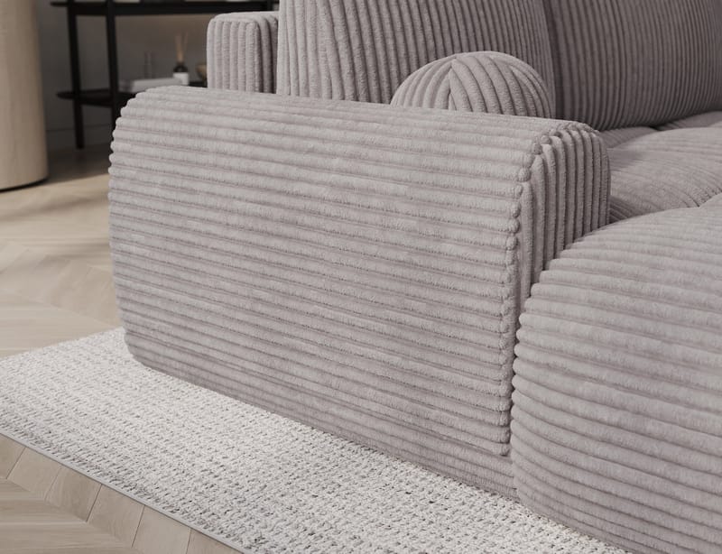 Vittario 3-seters boblete sovesofa med divan og oppbevaring, venstre - Modullo 03 - Møbler - Sofaer - Sovesofaer - Langsgående sovesofa