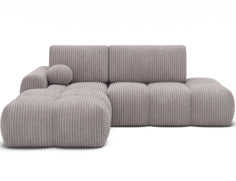 Vittario 3-seters boblete sovesofa med divan og oppbevaring, venstre - Modullo 03 - Møbler - Sofaer - Sovesofaer - Langsgående sovesofa