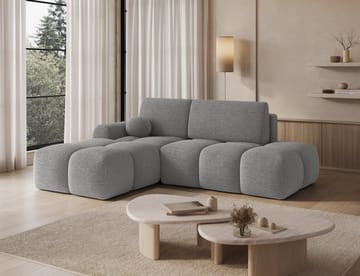 Vittario 3-seters boblete sovesofa med divan og oppbevaring, venstre - Royal 04 - Møbler - Sofaer - Sovesofaer - Sovesofa divan