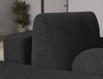 Vittario 3-seters boblete sovesofa med divan og oppbevaring, venstre - Royal 05 - Møbler - Sofaer - Sovesofaer - Sovesofa divan