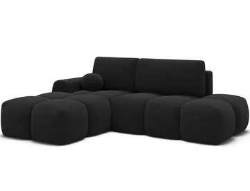 Vittario 3-seters boblete sovesofa med divan og oppbevaring, venstre - Royal 05 - Møbler - Sofaer - Sovesofaer - Sovesofa divan