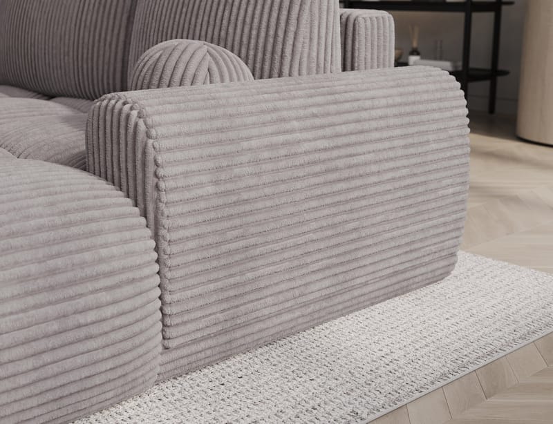 Vittario 3-seters Bubblig sovesofa med divan og oppbevaring Høyre - Modullo 03 - Møbler - Sofaer - Sovesofaer - Hjørnesovesofa