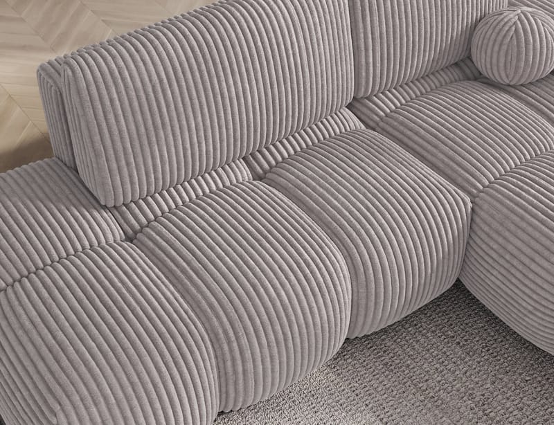 Vittario 3-seters Bubblig sovesofa med divan og oppbevaring Høyre - Modullo 03 - Møbler - Sofaer - Sovesofaer - Hjørnesovesofa
