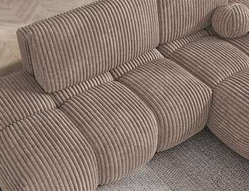 Vittario 3-seters Bubblig sovesofa med divan og oppbevaring Høyre - Modullo 20 - Møbler - Sofaer - Sovesofaer - Hjørnesovesofa