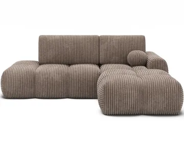 Vittario 3-seters Bubblig sovesofa med divan og oppbevaring Høyre - Modullo 20 - Møbler - Sofaer - Sovesofaer - Hjørnesovesofa