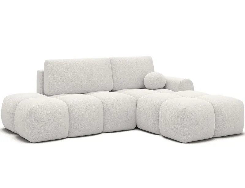 Vittario 3-seters Bubblig sovesofa med divan og oppbevaring Høyre, Royal 01