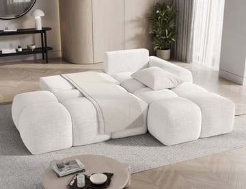 Vittario 3-seters Bubblig sovesofa med divan og oppbevaring Høyre - Royal 01 - Møbler - Sofaer - Sovesofaer - Sovesofa divan