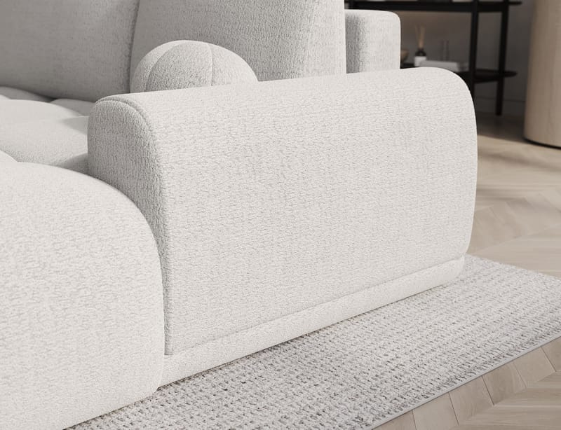 Vittario 3-seters Bubblig sovesofa med divan og oppbevaring Høyre - Royal 01 - Møbler - Sofaer - Sovesofaer - Sovesofa divan