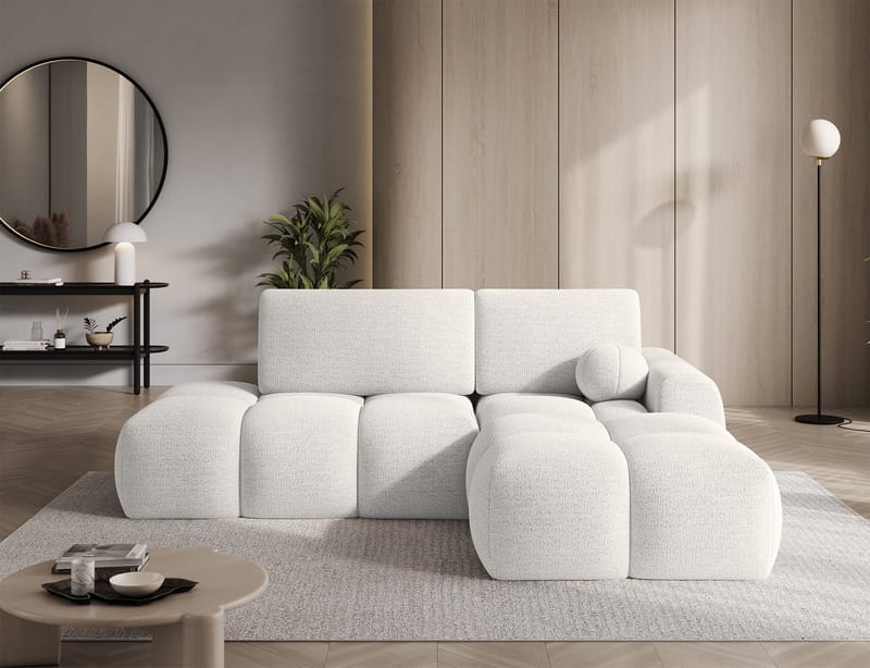 Vittario 3-seters Bubblig sovesofa med divan og oppbevaring Høyre - Royal 01 - Møbler - Sofaer - Sovesofaer - Sovesofa divan