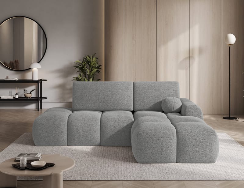 Vittario 3-seters Bubblig sovesofa med divan og oppbevaring Høyre - Royal 04 - Møbler - Sofaer - Sovesofaer - Sovesofa divan