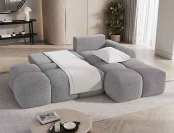 Vittario 3-seters Bubblig sovesofa med divan og oppbevaring Høyre - Royal 04 - Møbler - Sofaer - Sovesofaer - Sovesofa divan