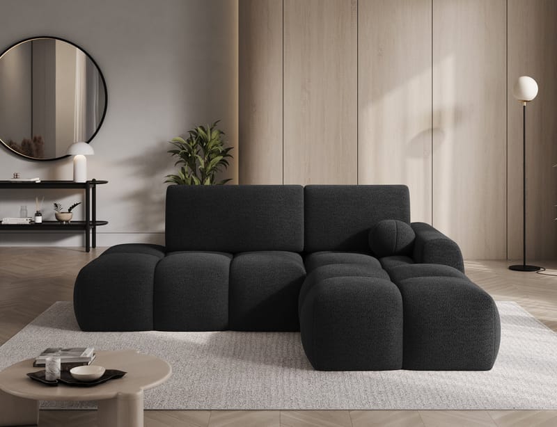 Vittario 3-seters Bubblig sovesofa med divan og oppbevaring Høyre - Royal 05 - Møbler - Sofaer - Sovesofaer - Hjørnesovesofa