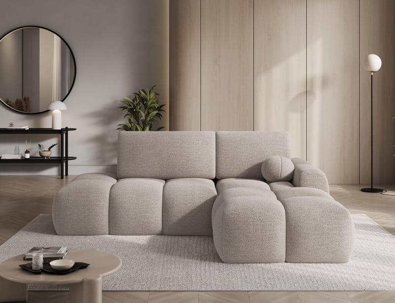 Vittario 3-seters Bubblig sovesofa med divan og oppbevaring Høyre - Royal 18 - Møbler - Sofaer - Sovesofaer - Sovesofa divan