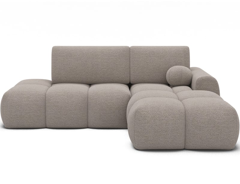 Vittario 3-seters Bubblig sovesofa med divan og oppbevaring Høyre - Royal 18 - Møbler - Sofaer - Sovesofaer - Sovesofa divan