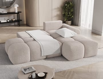 Vittario 3-seters Bubblig sovesofa med divan og oppbevaring Høyre - Royal 18 - Møbler - Sofaer - Sovesofaer - Sovesofa divan