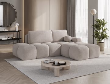 Vittario 3-seters Bubblig sovesofa med divan og oppbevaring Høyre - Royal 18 - Møbler - Sofaer - Sovesofaer - Sovesofa divan