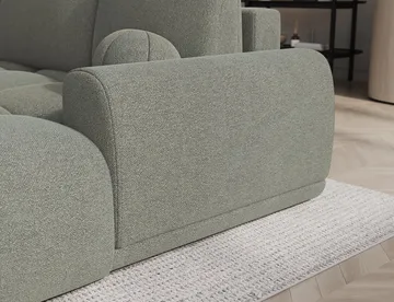 Vittario 3-seters Bubblig sovesofa med divan og oppbevaring Høyre - Xillar 100 - Møbler - Sofaer - Sovesofaer - Langsgående sovesofa