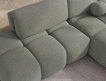 Vittario 3-seters Bubblig sovesofa med divan og oppbevaring Høyre - Xillar 100 - Møbler - Sofaer - Sovesofaer - Langsgående sovesofa