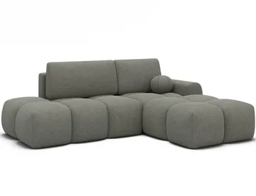 Vittario 3-seters Bubblig sovesofa med divan og oppbevaring Høyre - Xillar 100 - Møbler - Sofaer - Sovesofaer - Langsgående sovesofa