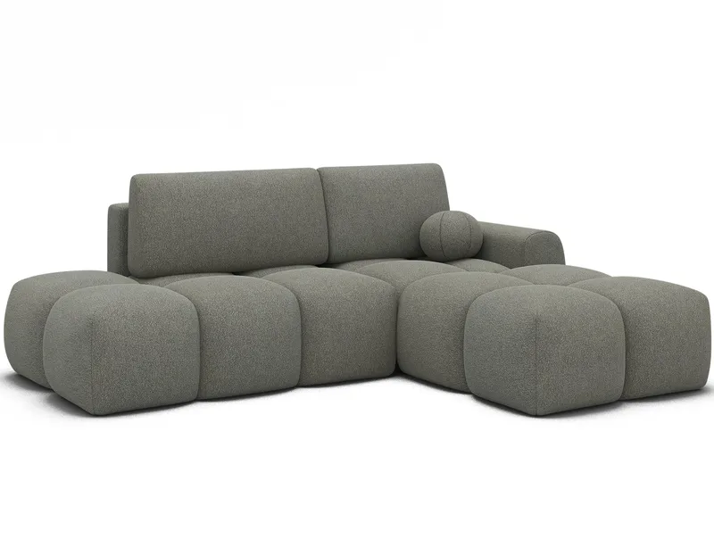 Vittario 3-seters Bubblig sovesofa med divan og oppbevaring Høyre, Xillar 100