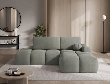 Vittario 3-seters Bubblig sovesofa med divan og oppbevaring Høyre - Xillar 100 - Møbler - Sofaer - Sovesofaer - Langsgående sovesofa