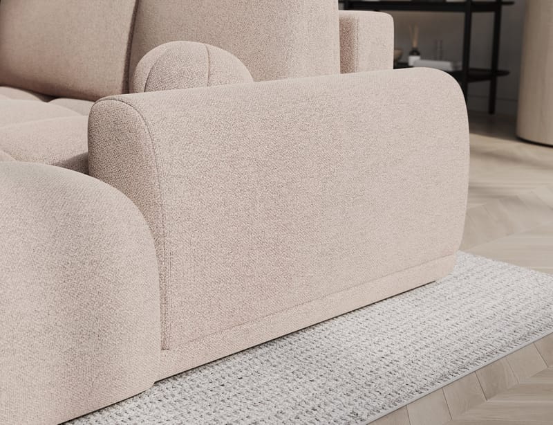 Vittario 3-seters Bubblig sovesofa med divan og oppbevaring Høyre - Xillar 20 - Møbler - Sofaer - Sovesofaer - Hjørnesovesofa