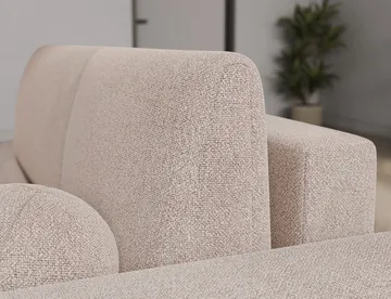 Vittario 3-seters Bubblig sovesofa med divan og oppbevaring Høyre - Xillar 20 - Møbler - Sofaer - Sovesofaer - Hjørnesovesofa
