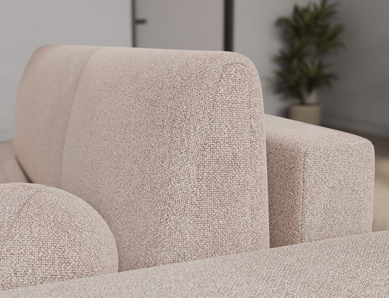 Vittario 3-seters Bubblig sovesofa med divan og oppbevaring Høyre - Xillar 20 - Møbler - Sofaer - Sovesofaer - Hjørnesovesofa