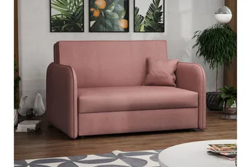 Viva Sovesofa - Rosa - Møbler - Sofaer - Sovesofaer - 2 seters sovesofa
