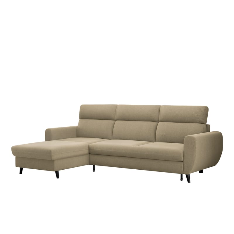 Vylon 3-seters sovesofa med divan, Beige