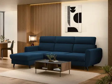 Vylon 3-seters sovesofa med divan - Blå - Møbler - Sofaer - Sovesofaer - Sovesofa divan