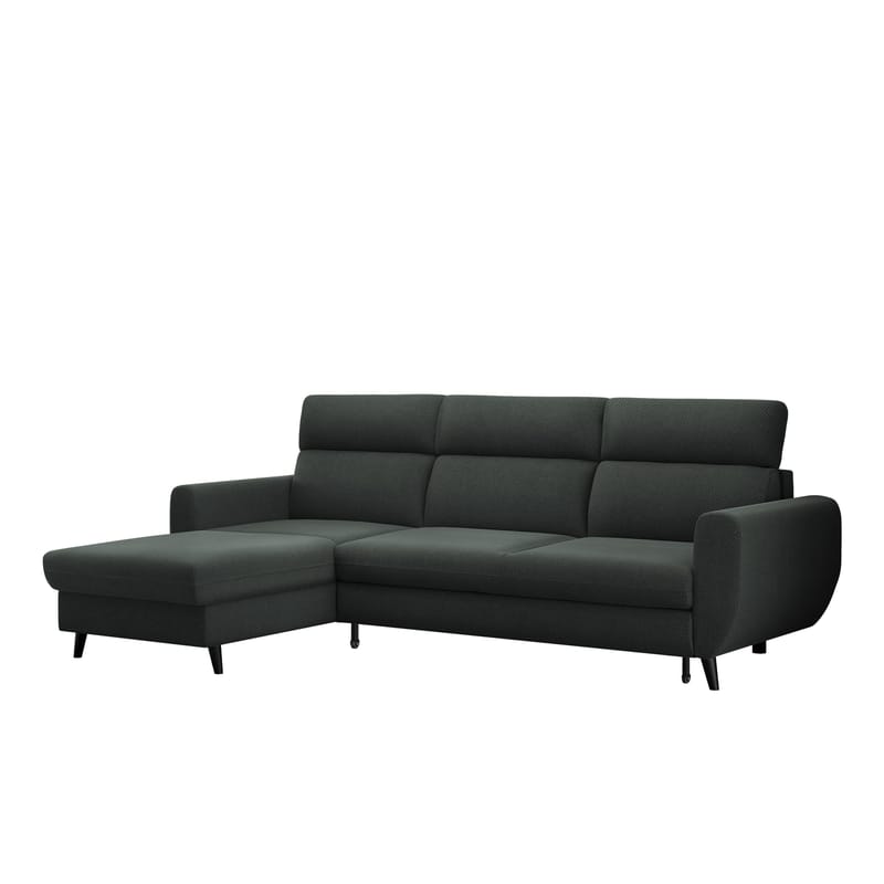 Vylon 3-seters sovesofa med divan, grå