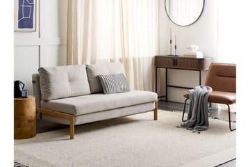 Wigwig Sovesofa 2-seter - Beige/Lyst tre - Møbler - Sofaer - Sovesofaer - 2 seters sovesofa